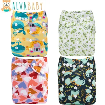 U Pick ALVABABY Cloth Diaper with 1pc Insert Eco-friendly Modern Cloth Nappy for Baby 3-15kg with