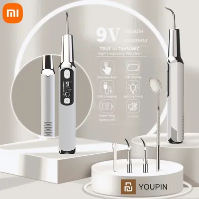 Xiaomi MIJIA Ultrasonic Dental Scaler Teeth Tartar Stain Tooth Calculu Remover Electric Sonic Teeth