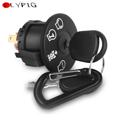 Ignition Starter Switch 4 Position with Key Fits Husqvarna AYP Craftsman Sears Poulan Lawn Mower Rider 193350 532193350