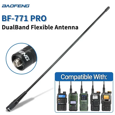 BAOFENG BF-771 PRO SMA-Female Dual Band High Gain Antenna For Baofeng UV-5R BF-888S UV-32 Quansheng