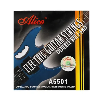 Alice Double Ball-End Electric Guitar Strings Set .010-.045 Nickel Alloy For Headless Electric