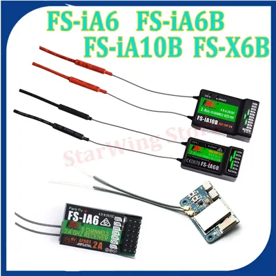 Flysky FS-IA6 FS-iA6B FS-IA10B FS-X6B 4G 6-10 Channels RC Receiver PPM Output With iBus Port for FS