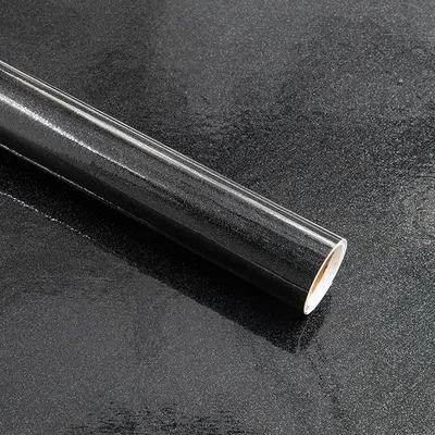 1/5/10m Self-adhesive Film Black Thickened Sticker Furniture Kitchen Cabinet for Cupboards Tables