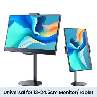 Portable Vesa Monitor Tablet Holder Adjustable Monitor Stand Height Up To 24Cm Standing Tablet