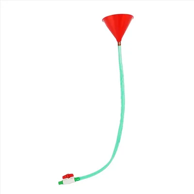 Plastic Filling Funnel Beer Funnel Wine Liquid Pipe Tube Plastic Valve Hose for Birthday Beer