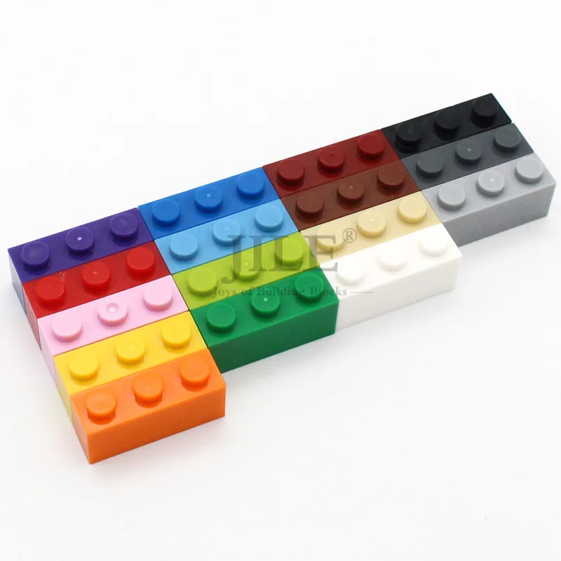 100pcs Moc Building Brick 1x3 3622 DIY Creative Enlighten Basics Blocks Compatible with Assembles Particles Classic Toys