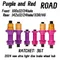 Red Purple ROAD 2024 Latest Ultra Light Road HUB, Star Ratchet 36T Bicycle Lock Brake Direct Pull