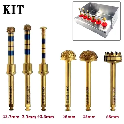 1Set Dental Implant Tool Sinus Lift Drills Kit Diamond Coated Lateral Reamer Bur Bone Drills