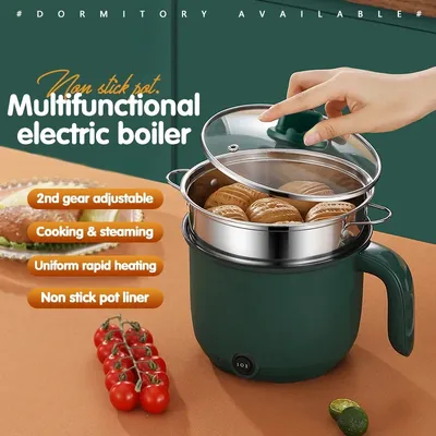 1.5L Capacity Mini Home Cooking Pot Multifunctional Rice Cooker Non Stick Pan Safety Material