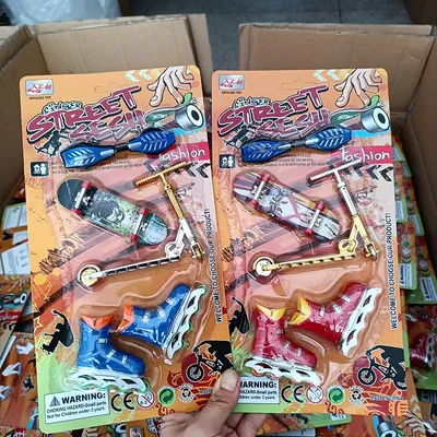 Roller Skates Scooter Finger Skateboard Bike Indoor Home Toys For Tech Deck Ramp Venue Combination
