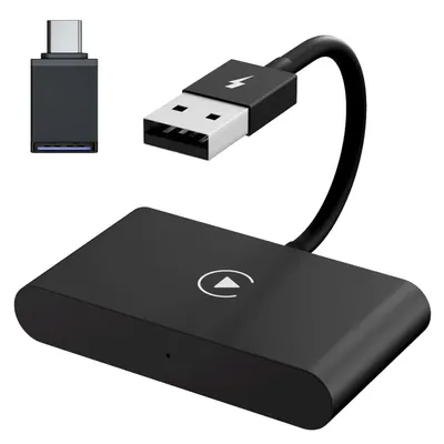 Wireless CarPlay Adapter for Android/Iphone IOS Convert Wired CarPlay to Wireless Dongle Plug Paly