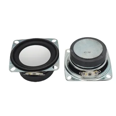 2Pcs/lots 53 MM 4 Ohm 3W Full Range Speaker 2 Inch Portable Audio Hifi Stereo Woofer Square
