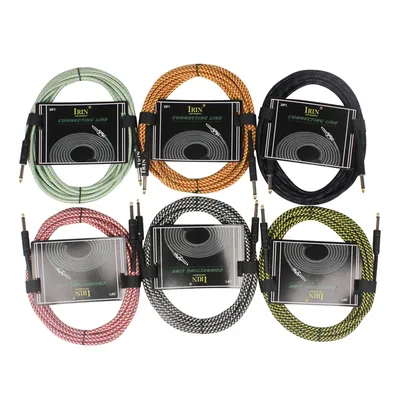 IRIN 3M/6M/10M Audio Cable 6.5mm Plug No Noise Audio Wire Cord Musical Instrument Accessories Parts