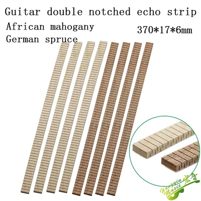 8 Pcs of Set Double-sided grooving slotted guitar linings Guitar Binding Strip Inside Inlay Guitar Edge Trim Project Accessory
