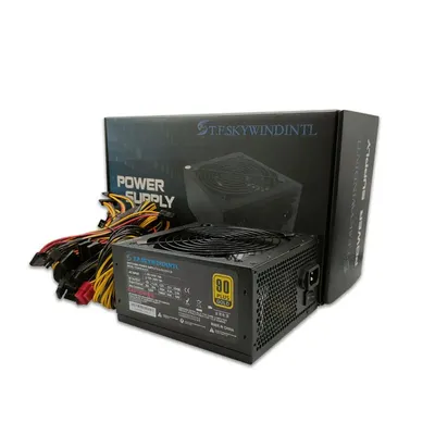 T.F.SKYWINDINL 2000W ATX PC Power Supply for Computer Mining MINER BTC Desktop 220v