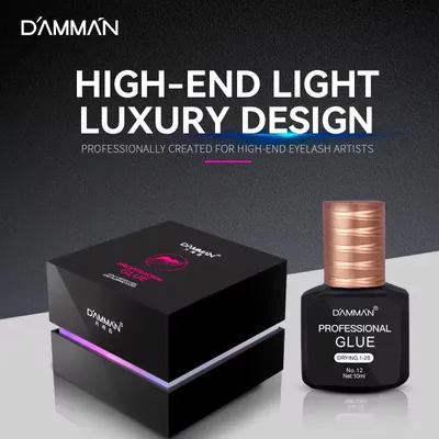 DAMMAN 10ml Perfect Glue Eyelash Glue 1Seconds Fast Drying Eyelashes Extension Low Smell Adhesive