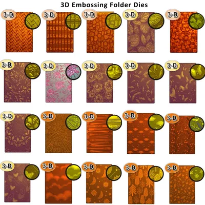 3D Embossing Folder Alphabets Irregular Patterns Background Embossing Folder for Scrapbooking DIY