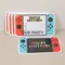 15Pcs/Pack Video Games Console Invitations Cards for Kids Boy Game on Theme Birthday Game Night