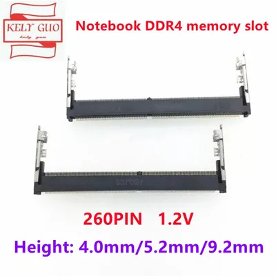 (5PCS) Notebook DDR4 memory slot 4th generation 260pin memory slot forward/reverse 1.2V