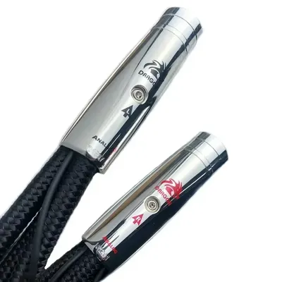 cheap--Mythical Creature Series Dragon XLR Balance Cable Perfect-Surface Pure Silver (PSS) with case