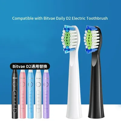 Compatible with Bitvae D2 Electric Toothbrush Replacement Heads, for Bitvae D2 Electric Toothbrush,4/8/16pcs
