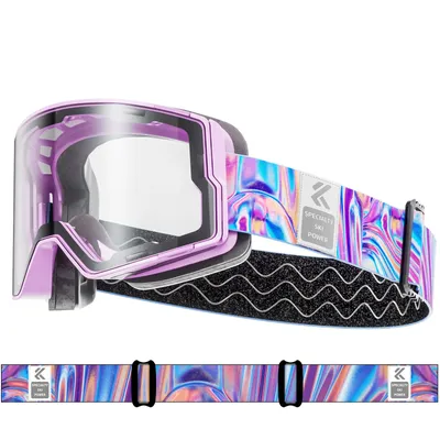 KAPVOE Outdoor Photochromic Ski Snowboard Goggles Women Men Skiing Eyewear Mask Winter Snow Sports