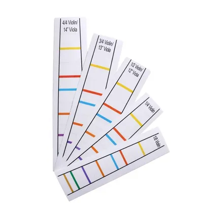 USA low tax 1pc 4/4-1/8 fingerboard sticker violin /viola pitch position sticker no glue finger position sticker practice