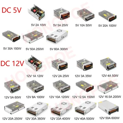 5V 12V 24V 36V 48V Power Supply SMPS 5 12 24 36 V AC-DC 100-240V TO 5V 12V 24V 36V 48V 1A 2A 3A 5A