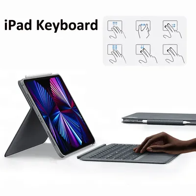 Magic Keyboard Case For iPad Pro 11 Pro 12.9 10.5 10.2 7/8/9th Air 4/5 10.9 Ultra Slim Wireless