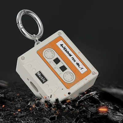 Cassette Tape Case Compatible with AirPods Pro 2nd Generation Case Cover, Compatible with AirPods