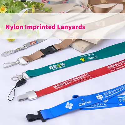 Beautiful And Glossy Nylon With Logo Printing, Suitable For Hanging Necks At Business, Office,