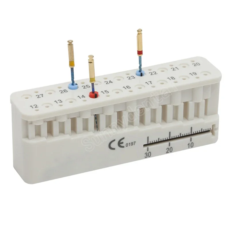 Dental Endodontic Files Block Endo Files Measuring Block 134 Degree Autoclaval Sterilization Endo Ruler Dental Instrument