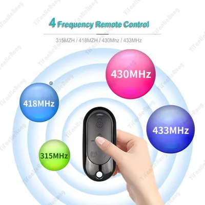 433 315 430 330 Mhz Copy Remote Control Multi Frequency Gate Opener Controller Universal Duplicator