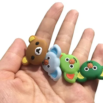 Koala Tennis Vibration Dampeners Shockproof Anti-vibration Tennis Shock Absorber Durable Fluorescent