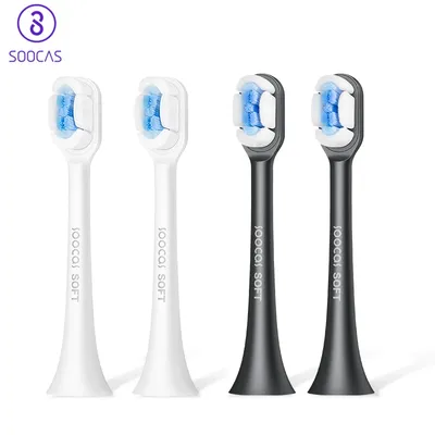 Soocas X1 X3 X3U X5 SOOCAS Replacement Electric Toothbrush Head for Brush Head Replacement White