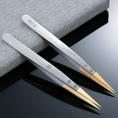 Watch repair tool, boxwood tweezers, precision anti magnetic tweezers, pointed tweezers, insulated