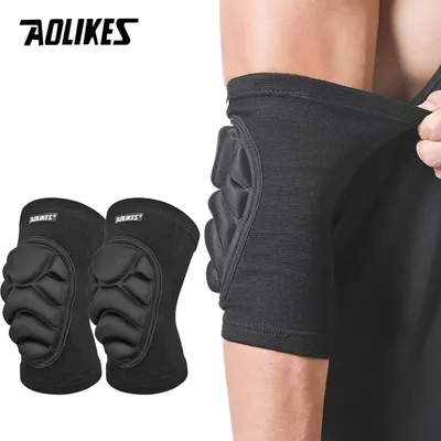 AOLIKES 1 Pair Foam Elbow Pads Anti-collision Sports Roller Skating Anti-fall Volleyball Riding