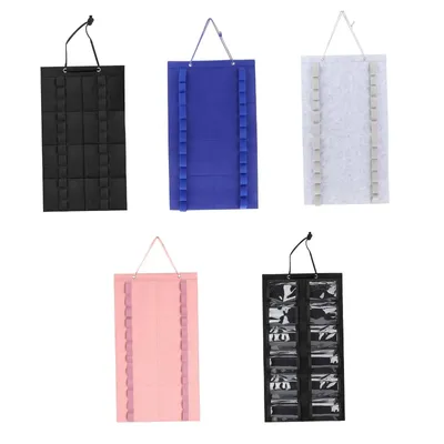 Taekwondo Belt Storage Wall Hanging Karate Belt Display Felt Cloth Collection Belt Display Holder