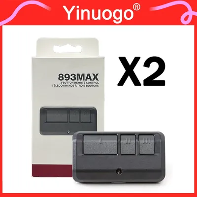 893MAX 895MAX 890MAX 893-LMK Remote Control Garage Door Opener Compatible With 315MHz 390Mhz Billion