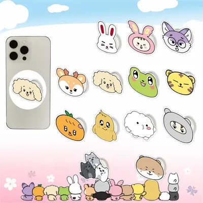 6cm 17 KPOP Idol Miniteen Acrylic Self-adhesive Phone Holder S.COUPS JEONGHAN HOSHI VERNON DINO