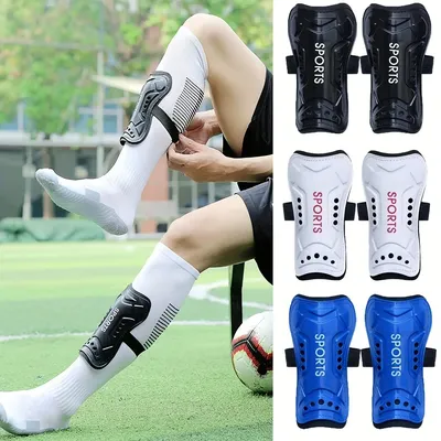 1Pair Soccer Training Crashproof Calf Protectior Leg Sleeves Children Teens Football Protege Tibia