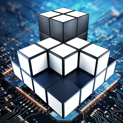 Blanker Cube 3x3 Strange shape Magic Mirror Cube Puzzle Speed Professional Puzzle Magico Antistress