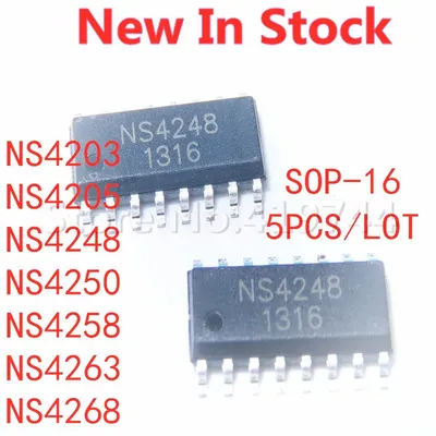 5PCS/LOT NS4203 NS4205 NS4248 NS4250 NS4258 NS4263 NS4268 SOP-16 SMD amplifier IC In Stock NEW