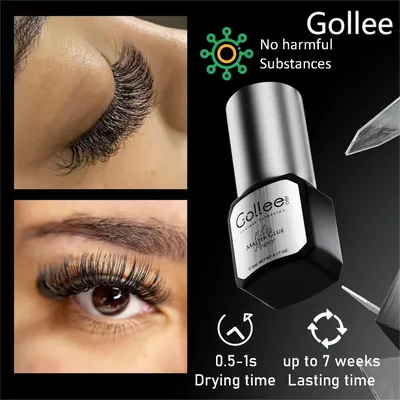 Gollee Fast drying 0.5s Glue for Eyelash Extension Quickly Dry False Eyelash Adhesive Supplies Glues