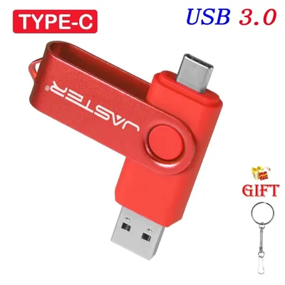 TYPE-C USB 3.0 Flash Drive 64GB High Speed Pen Drive for Android Phone Free Key Chian Memory Stick