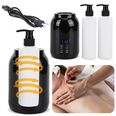Massage Oil Warmer Digital Lotion Cream Heater 2 Heat Modes Lotion Warmer Fast Heat Lotion Warmer