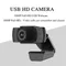 New 1080P Webcam Full HD Web Camera With LED Fill Light Microphone USB Plug Web Cam For PC Computer