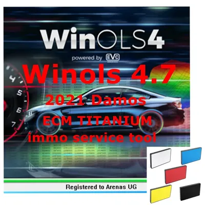2022 HOT Selling WinOLS 4.7 With Plugins +2021 Damos +ECM TITANIUM+ immo service tool v1.2 All Data