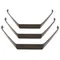 1PC Carbon Fiber CF Landing Gear Extra 260# Undercarriage for 30E/50E/70E RC Electric Airplane Model