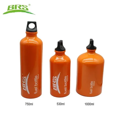 BRS Aluminum Oil Fuel Bottle Alcohol Gasoline Diesel Kerosene for Outdoor Camping Stove Picnic